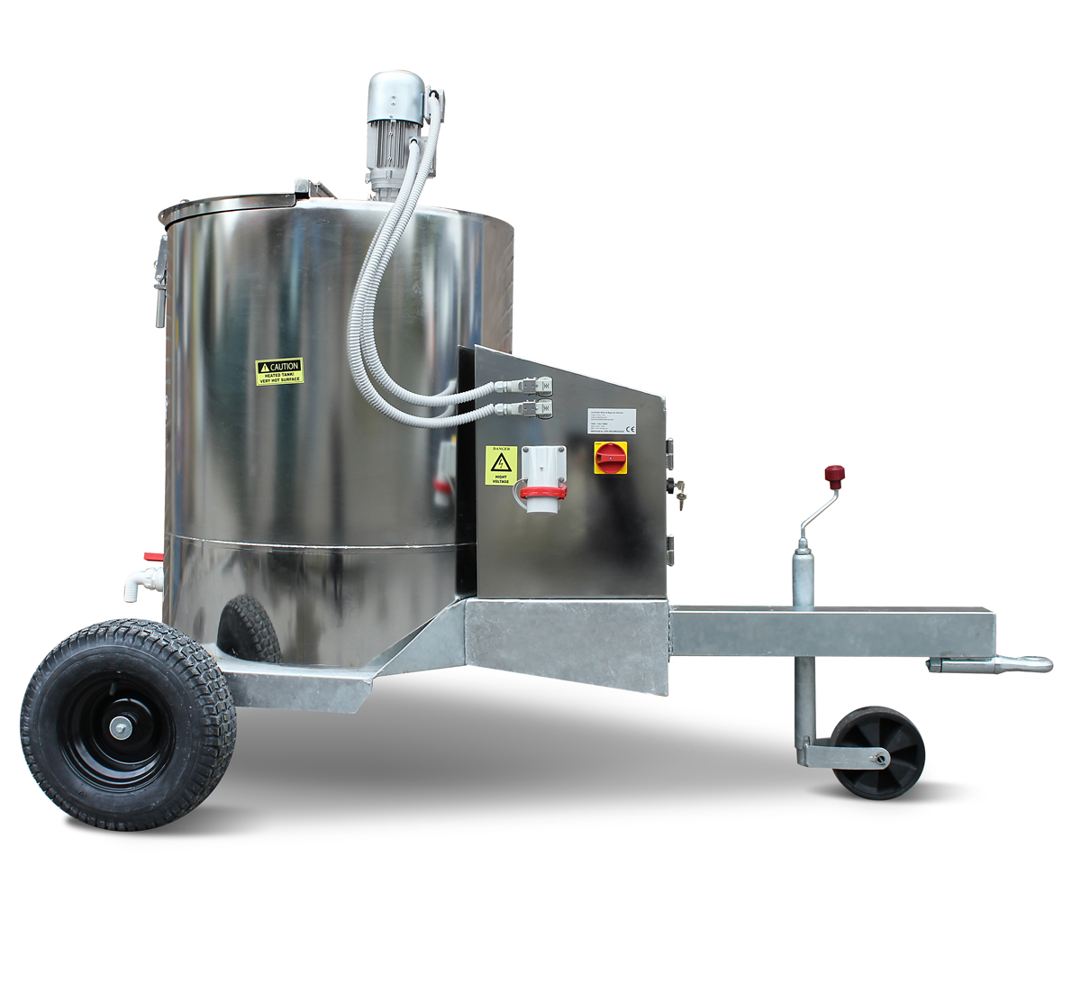Tata trailer line milk pasteurizer